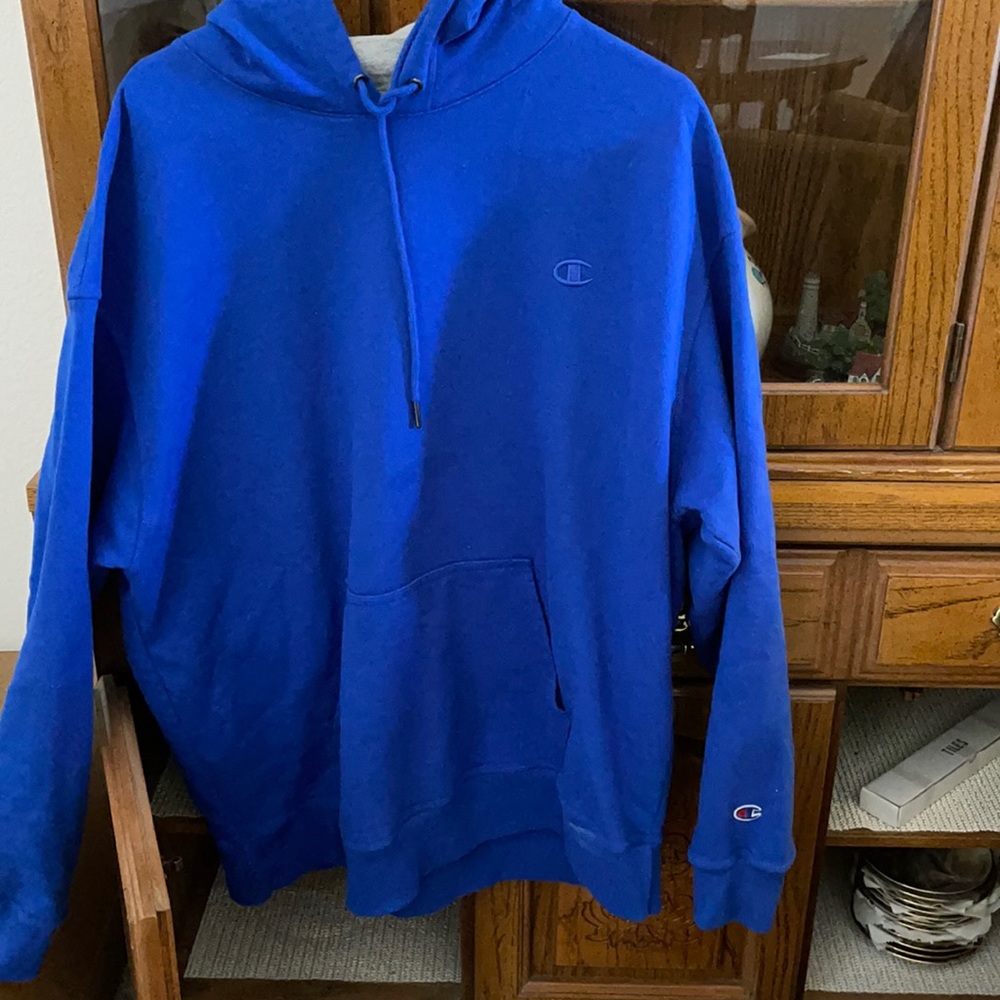 Great condition royal blue champion hoodie